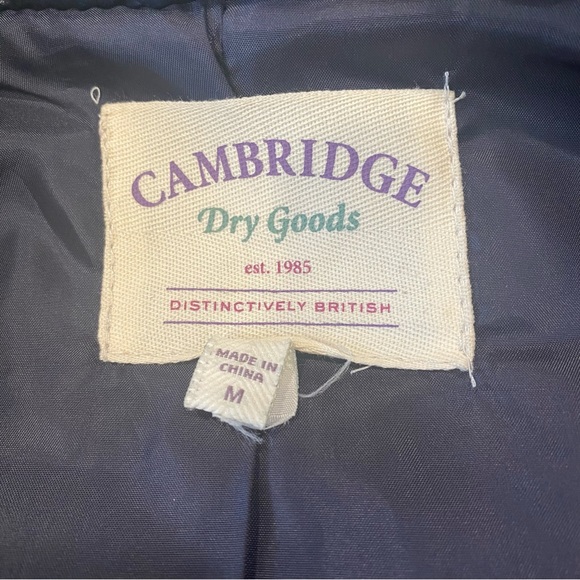 Navy Blue & Cream Striped Vest - Picture 3 of 4